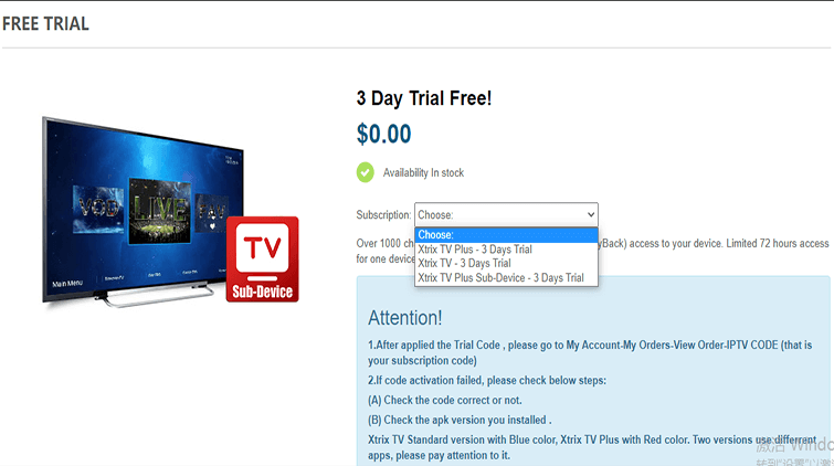 free trial